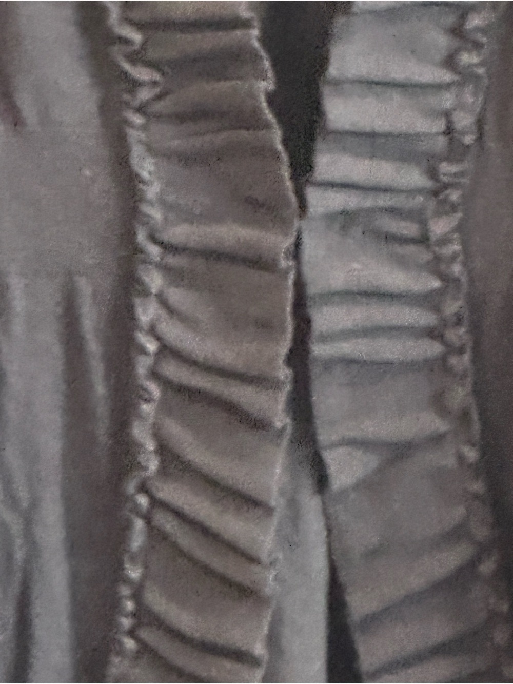 Style & Co. Black Ruffle-Trim Open-Front Cardigan - Picture 6 of 7